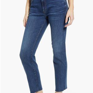 Edwin Bree Slim Straight Crop Jeans Deja Blue 26